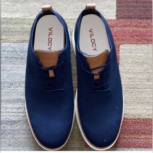 Men's Navy Blue Knit Sneakers*